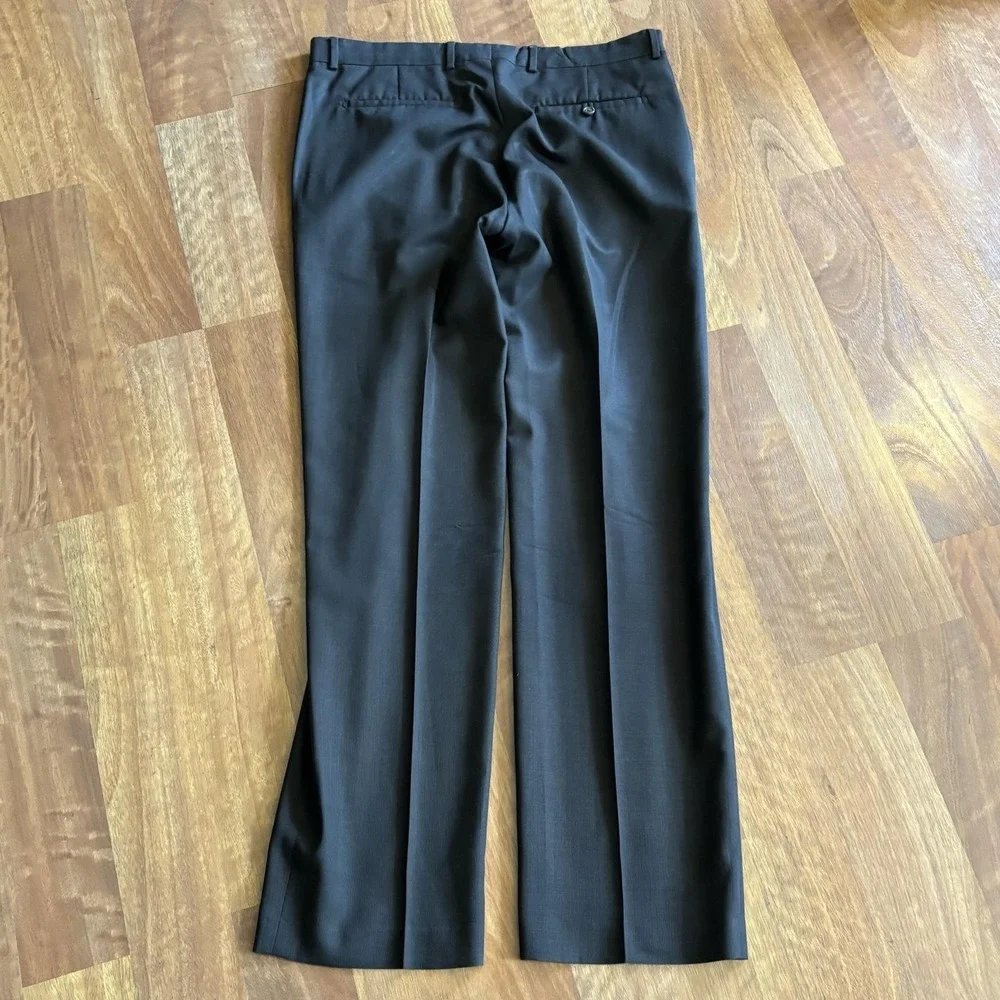 Banana Republic Pants Mens 33x34 Gray Regular Fit Dress Straight Leg Office